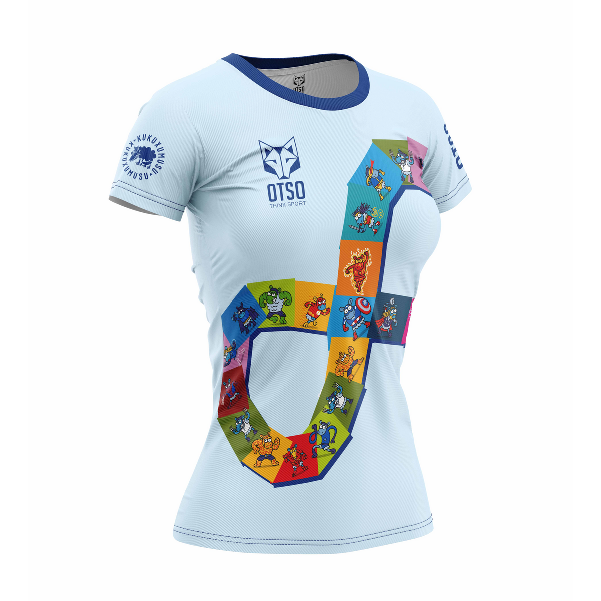 OTSO Damen Kurzarm-Funktionsshirt - Internationaler Autismus-Tag 2026 – Produktansicht