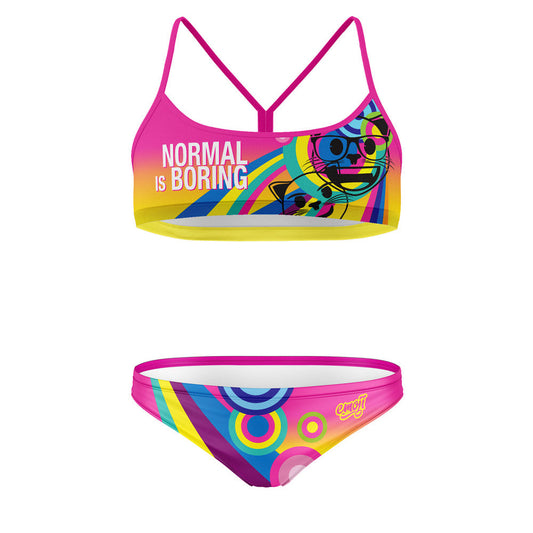OTSO Sportbikini - Emoji Normal Is Boring – Produktansicht