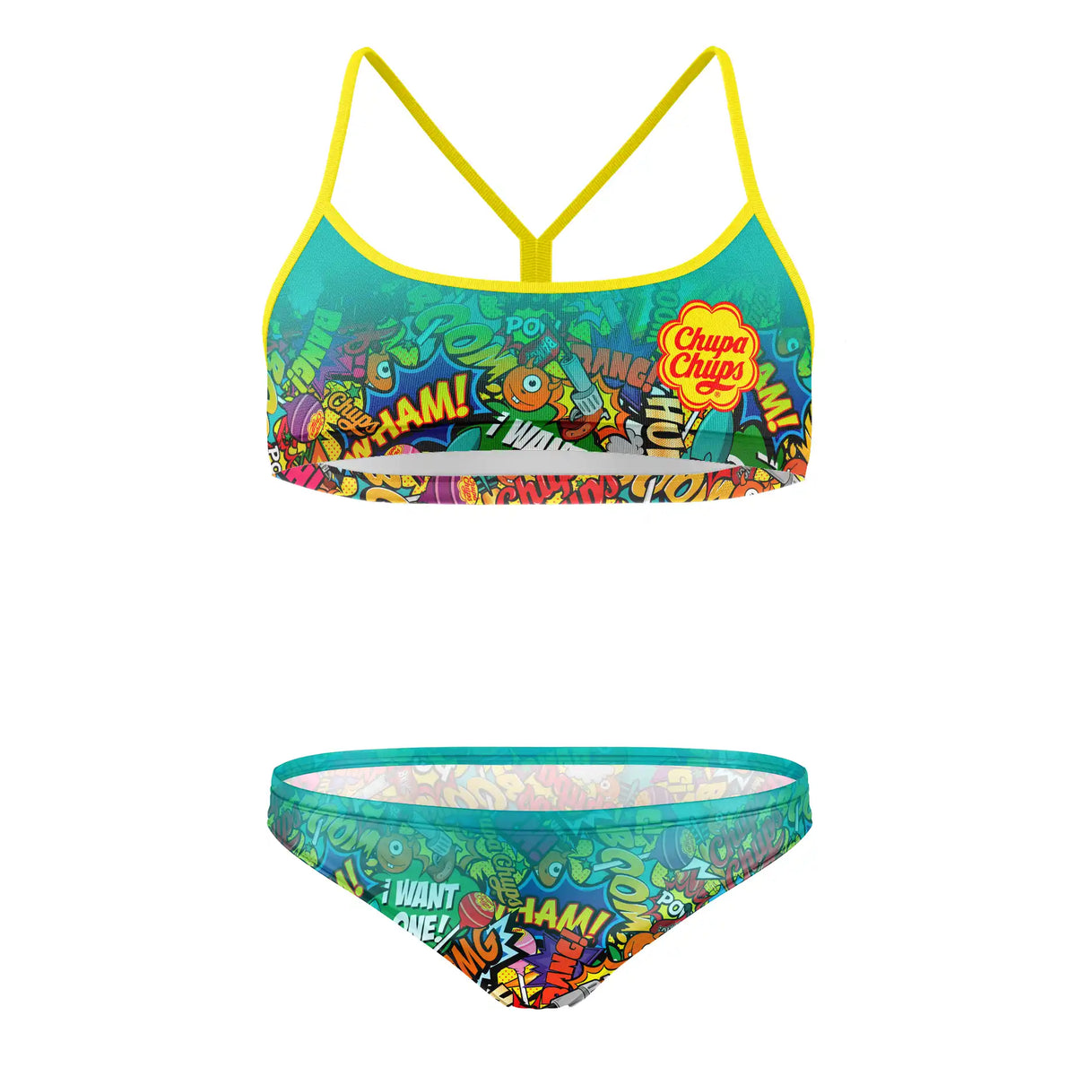OTSO Sportbikini - Chupa Chups Comic – Produktansicht