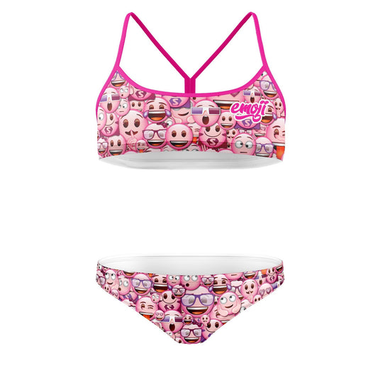 OTSO Sportbikini - Emoji Classic Pink – Produktansicht