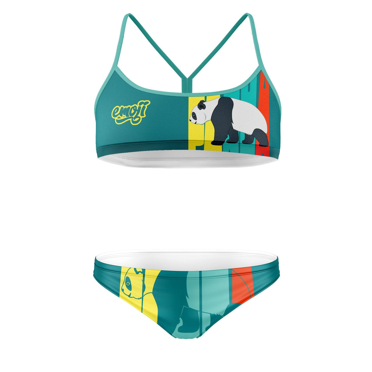 OTSO Sportbikini - Emoji Panda – Produktansicht