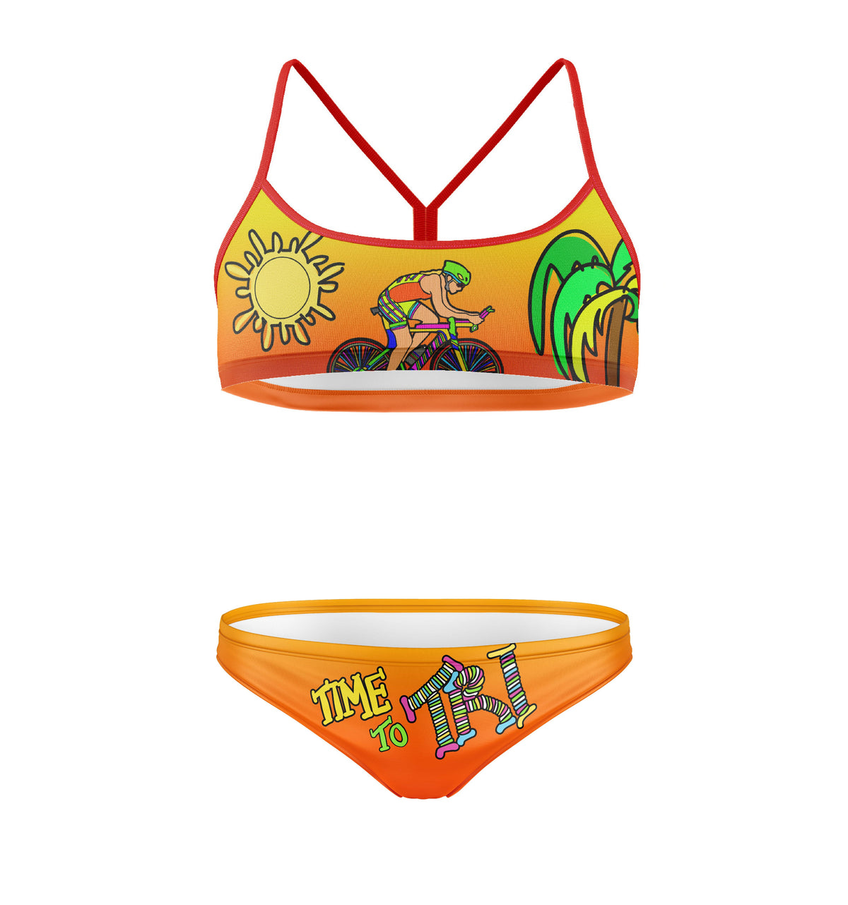 OTSO Sportbikini - Time to tri Bike – Produktansicht