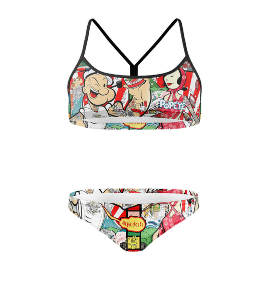 OTSO Sportbikini - Popeye Art Show – Produktansicht