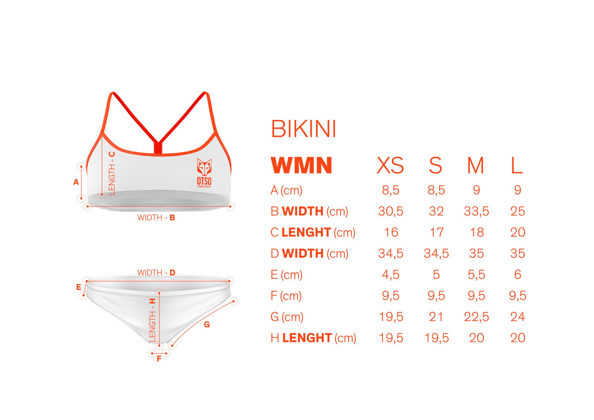 OTSO Sportbikini - Running Stones Pink – Produktansicht 2
