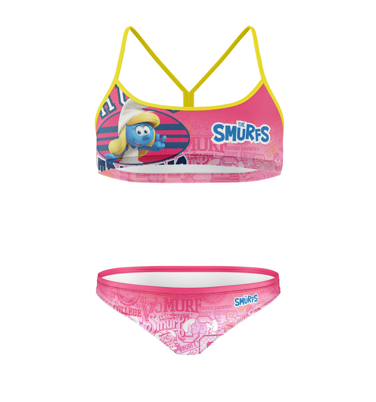 OTSO Sportbikini - Smurfs Hugs – Produktansicht