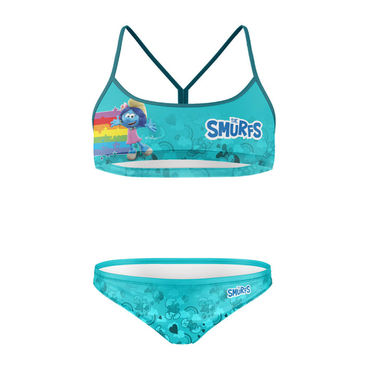 OTSO Sportbikini - Smurfs Rainbow – Produktansicht