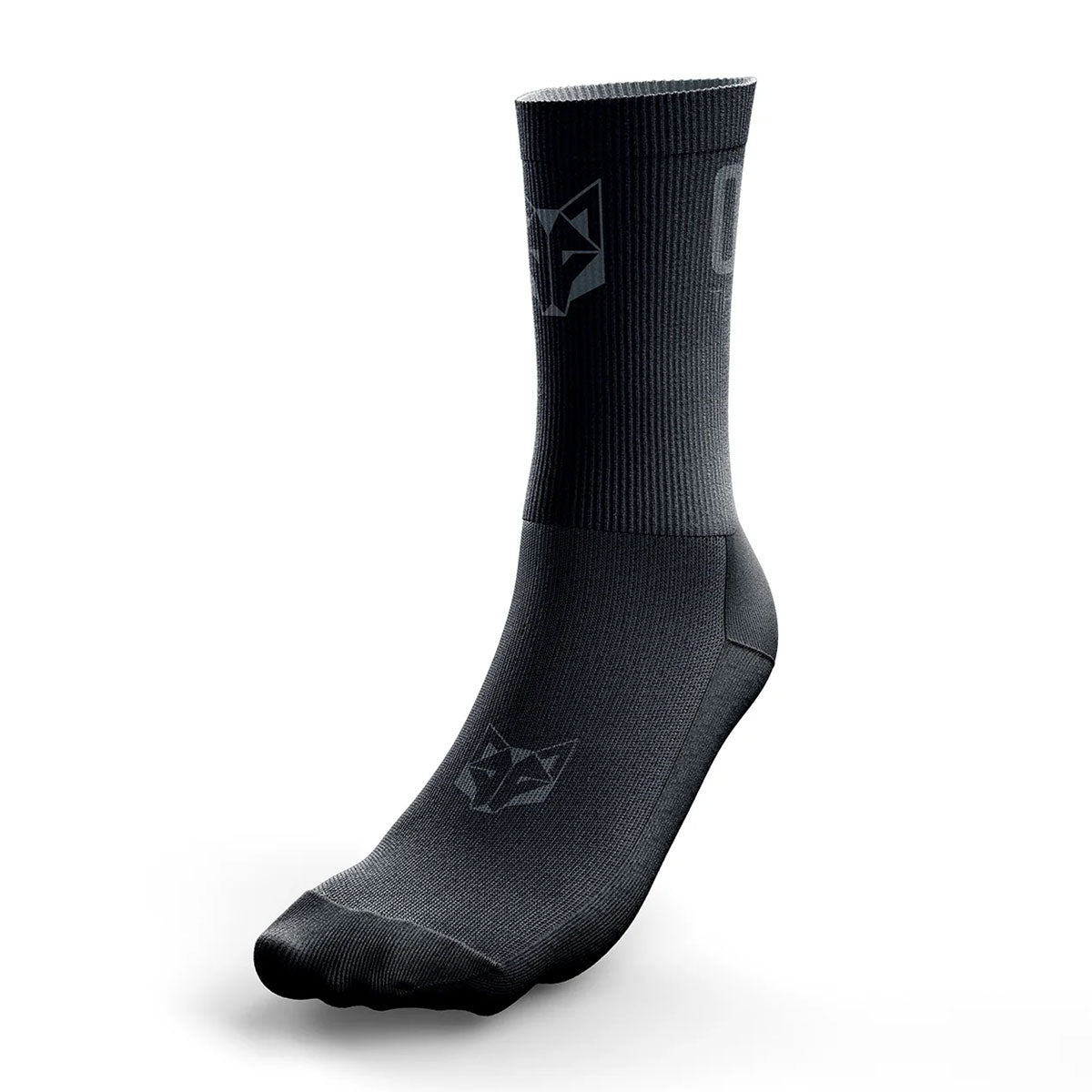 OTSO Multisport-Socken Medium Cut - Full Black – Produktansicht