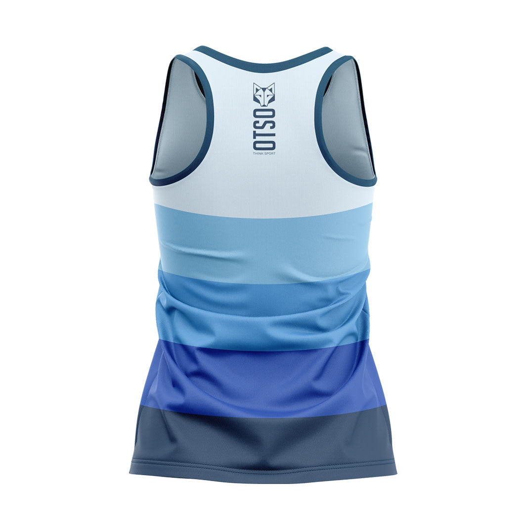 OTSO Damen Lauf-Singlet - Blue – Produktansicht 2