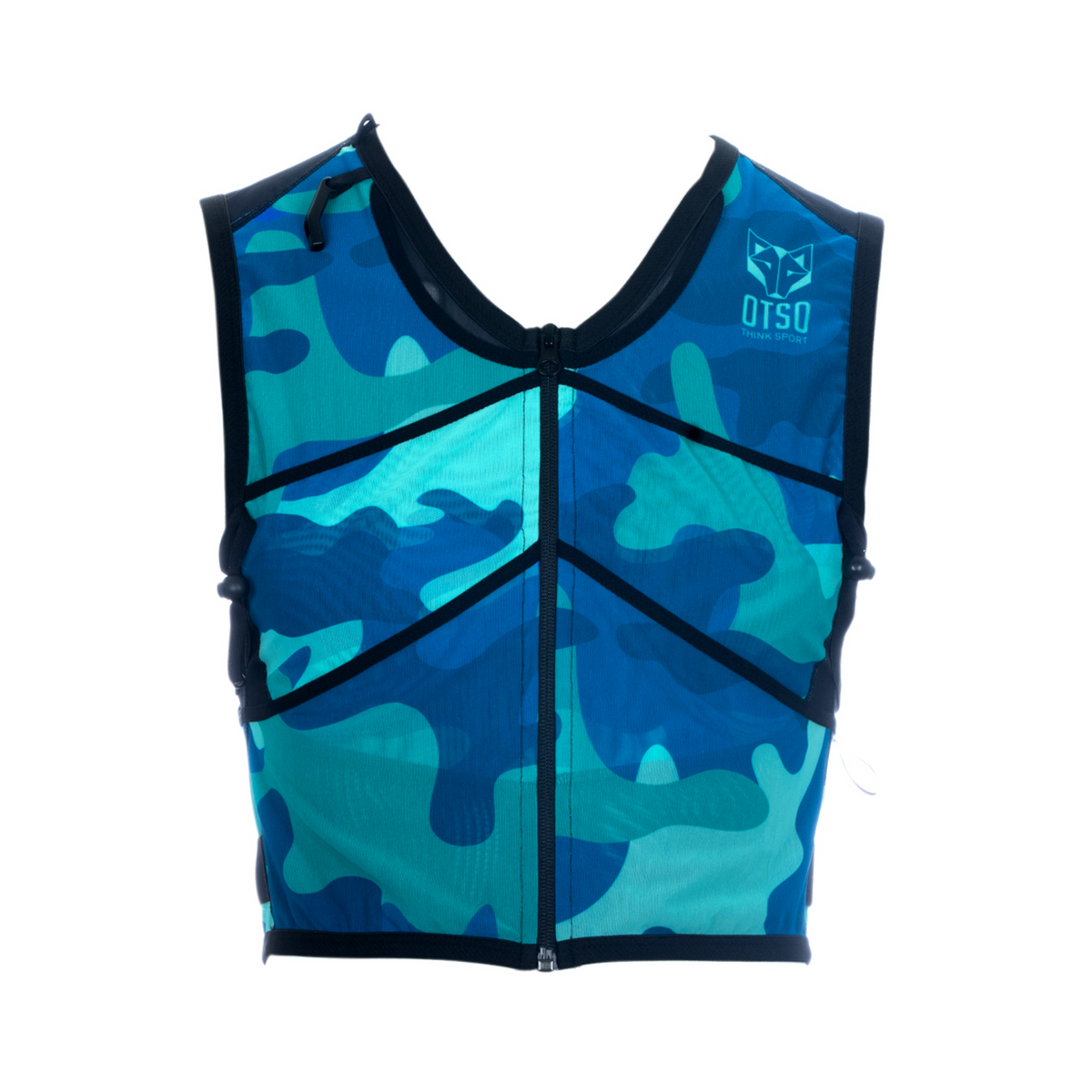 OTSO Trailrunning-Rucksack - Camo Blue – Produktansicht