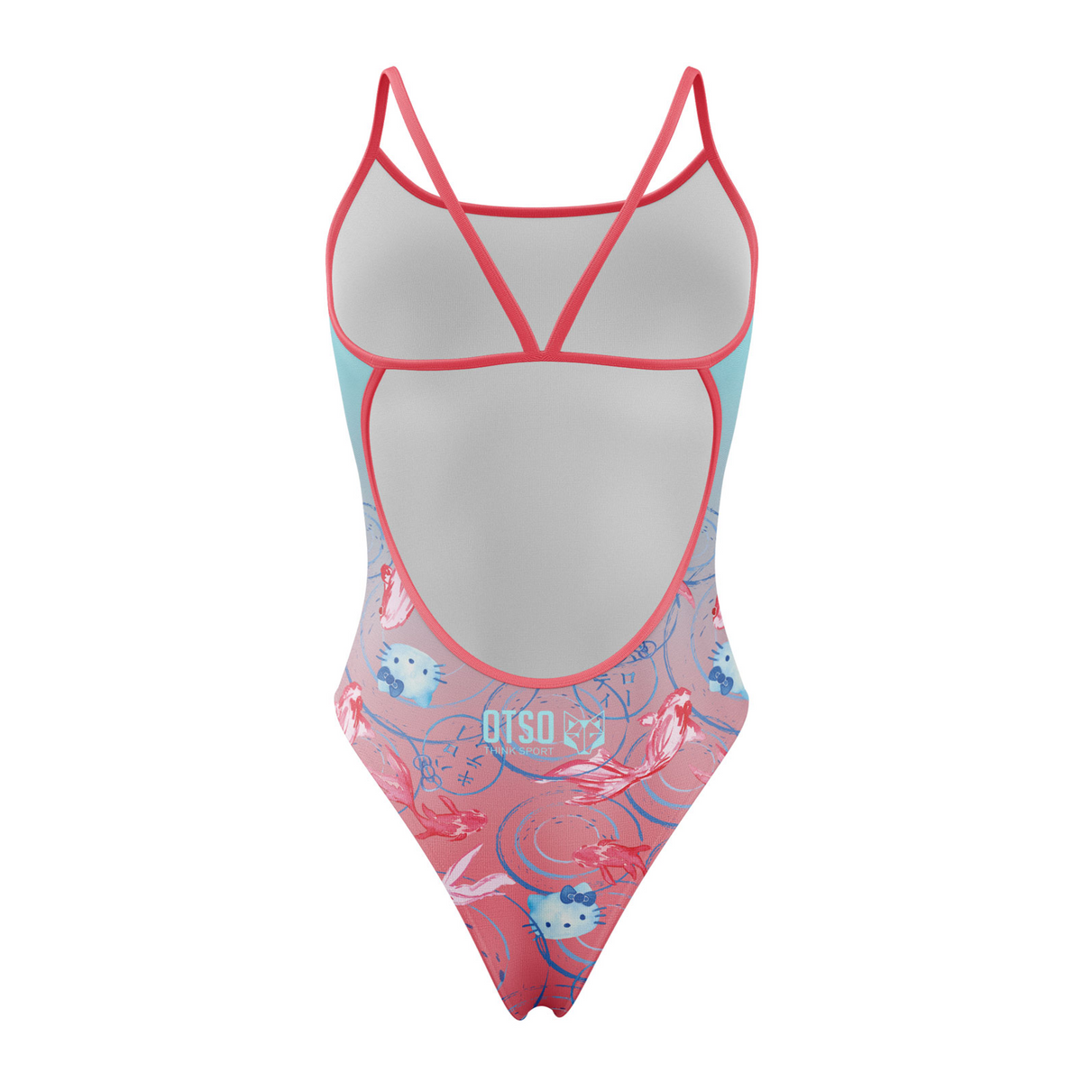 OTSO Damen/Mädchen Badeanzug - Hello Kitty Wave – Produktansicht 2