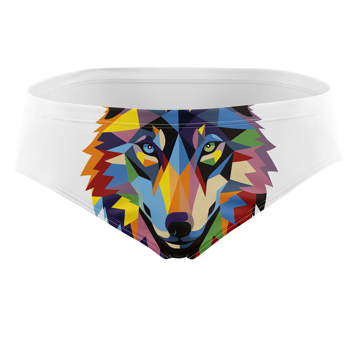 OTSO Herren Badehose Slip - Be A Wolf – Produktansicht