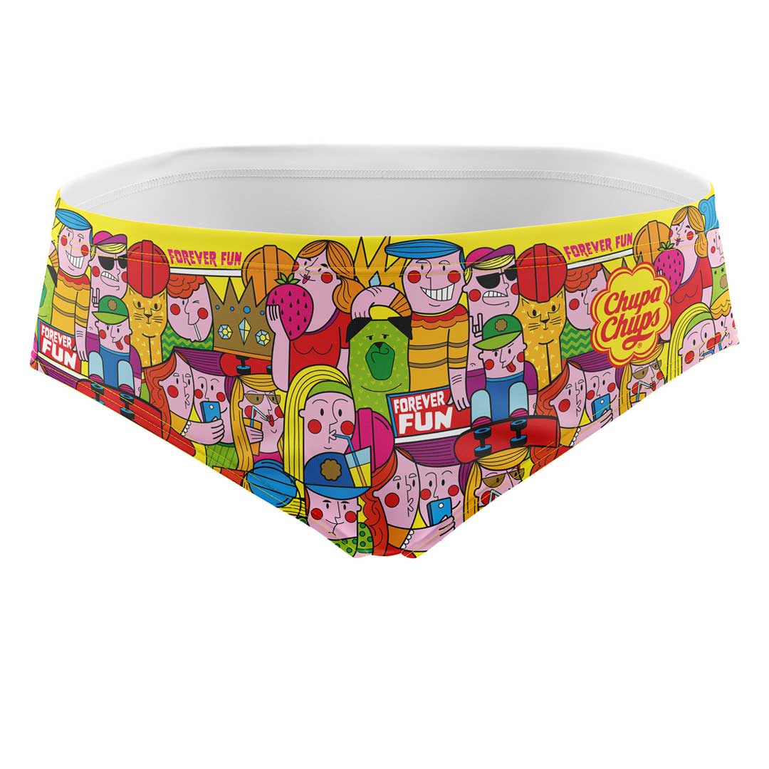 OTSO Herren Badehose Slip - Chupa Chups Forever Fun – Produktansicht