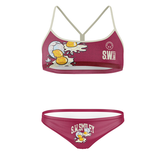 OTSO Sportbikini - S.W.Smiley Concrete Canvas Egg – Produktansicht