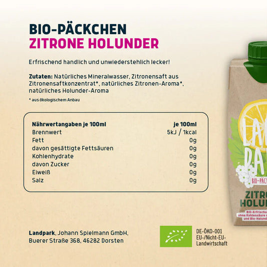 Zitrone-Holunder-Durstlöscher