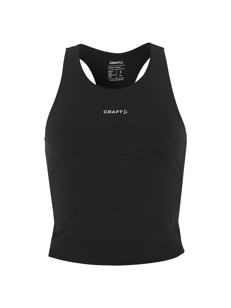 Hypervent Cropped Pocket Singlet W von Craft – Flint