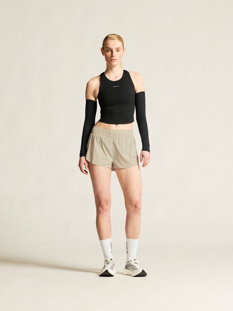 Hypervent Cropped Pocket Singlet W von Craft – Flint