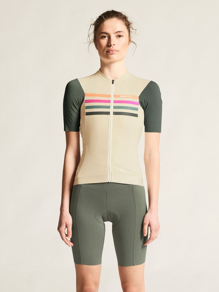 Endur Training Jersey W von Craft – Tofu/Green