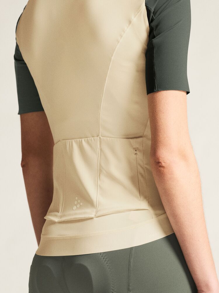 Endur Training Jersey W von Craft – Tofu/Green