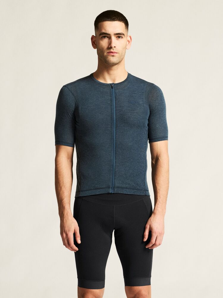 Everyday Wool Ss Jersey M von Craft – North/Melange