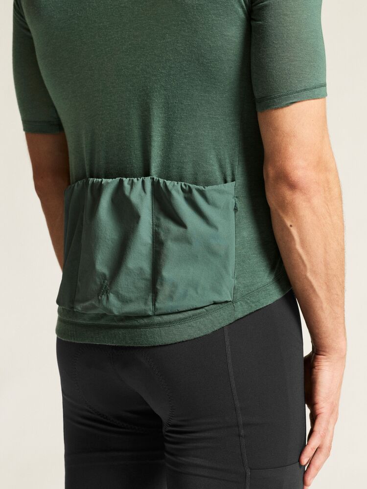 Everyday Wool Ss Jersey M von Craft – North/Melange