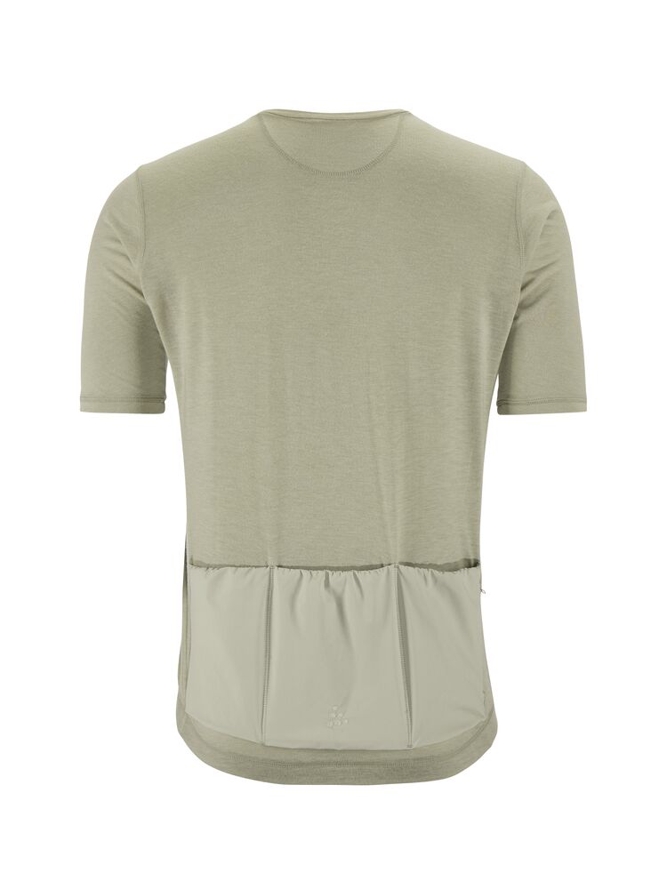 Everyday Wool Ss Jersey M von Craft – North/Melange