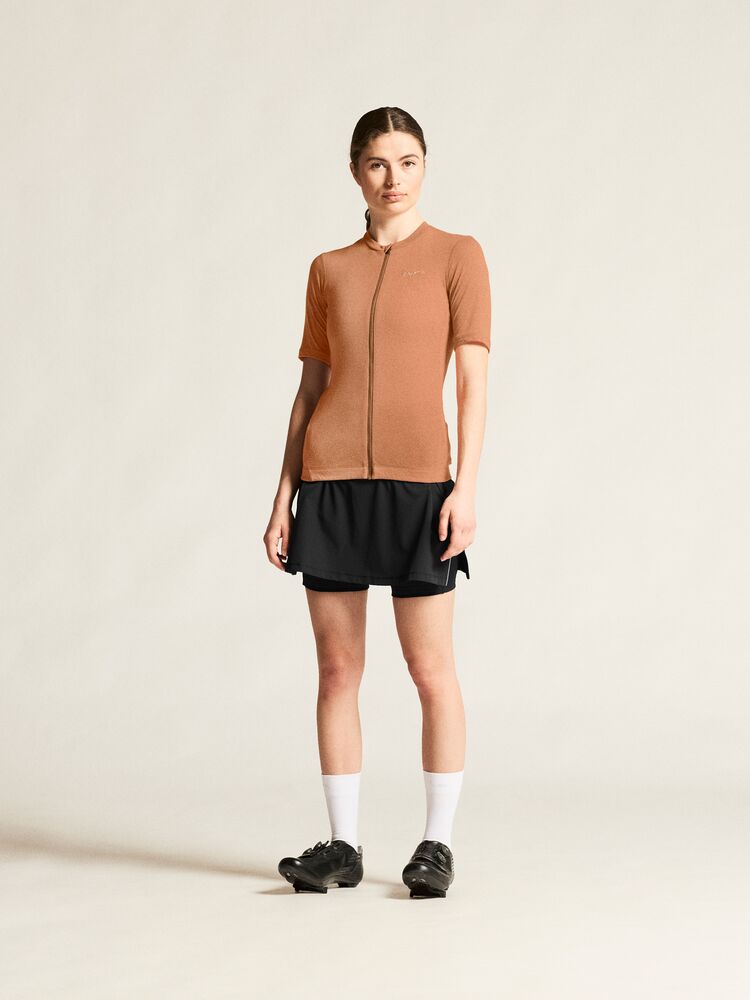 Everyday Wool Ss Jersey W von Craft – Syrup/Melange