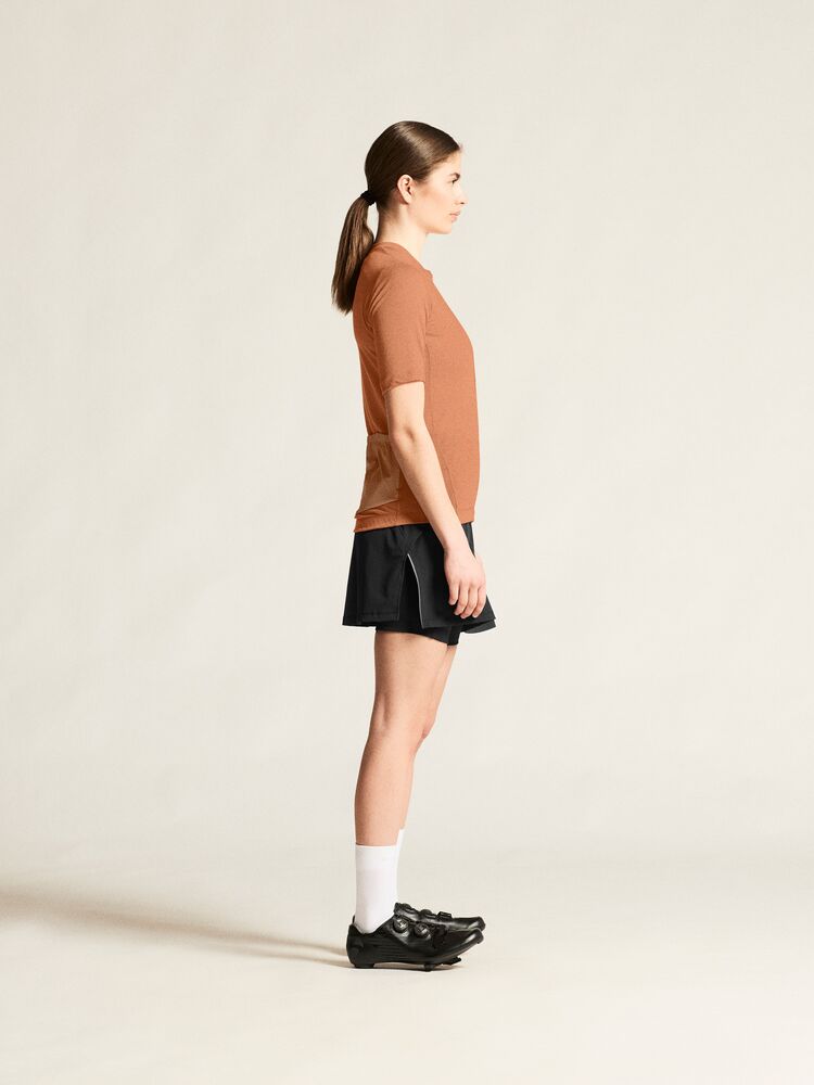 Everyday Wool Ss Jersey W von Craft – Syrup/Melange