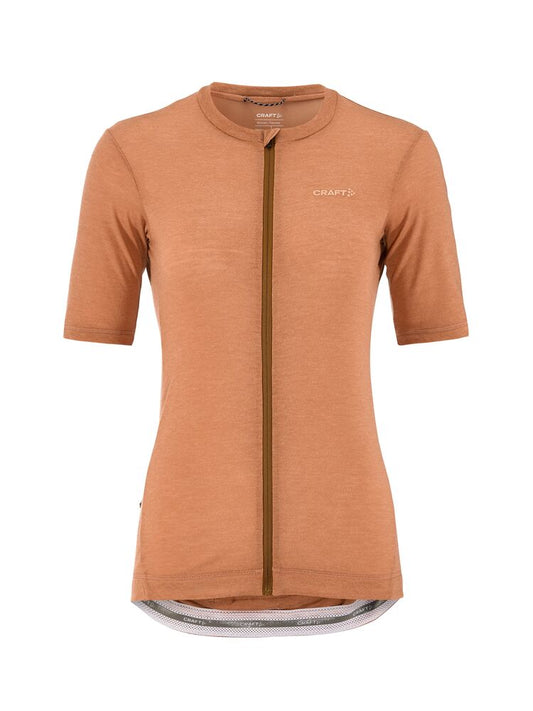 Everyday Wool Ss Jersey W von Craft – Syrup/Melange
