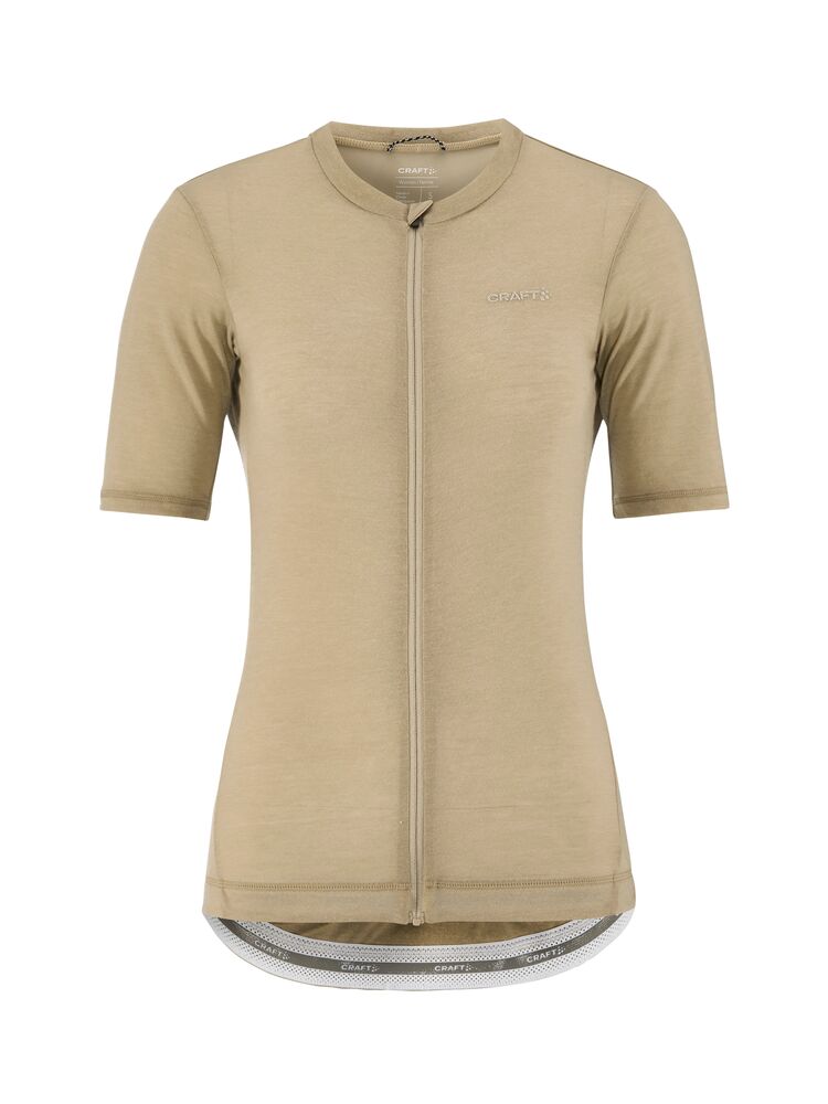 Everyday Wool Ss Jersey W von Craft – Syrup/Melange