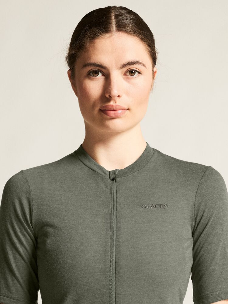 Everyday Wool Ss Jersey W von Craft – Syrup/Melange