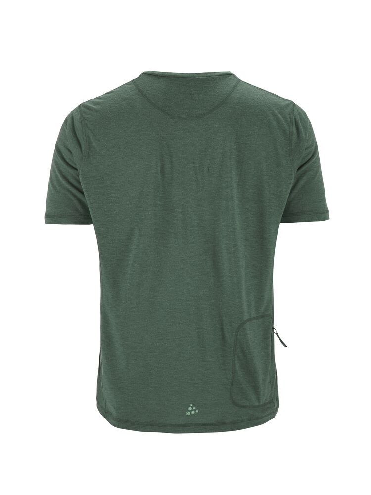 Everyday Wool Ss Tee M von Craft – North/Melange