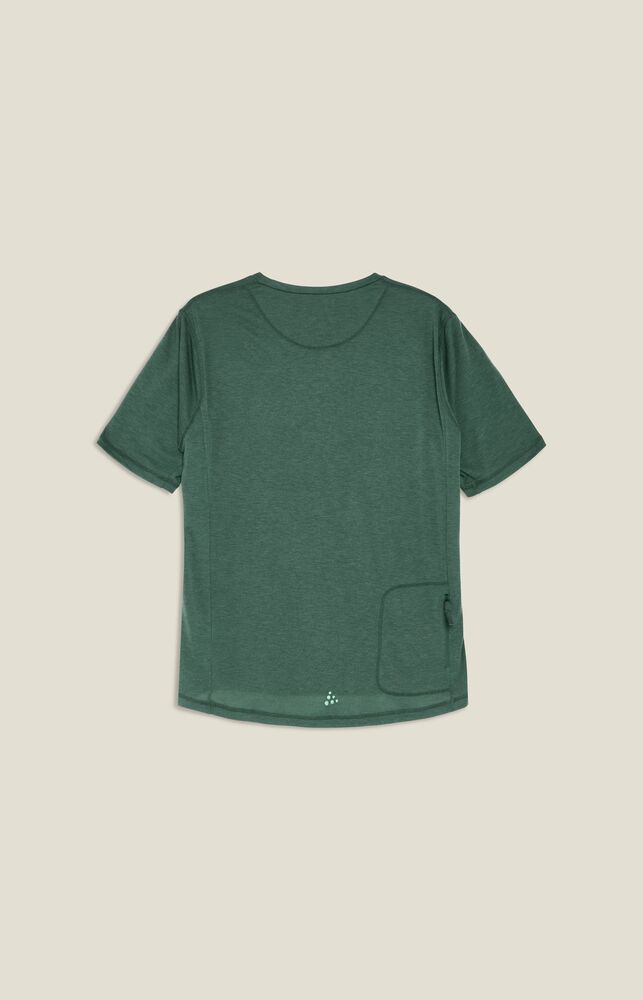 Everyday Wool Ss Tee M von Craft – North/Melange