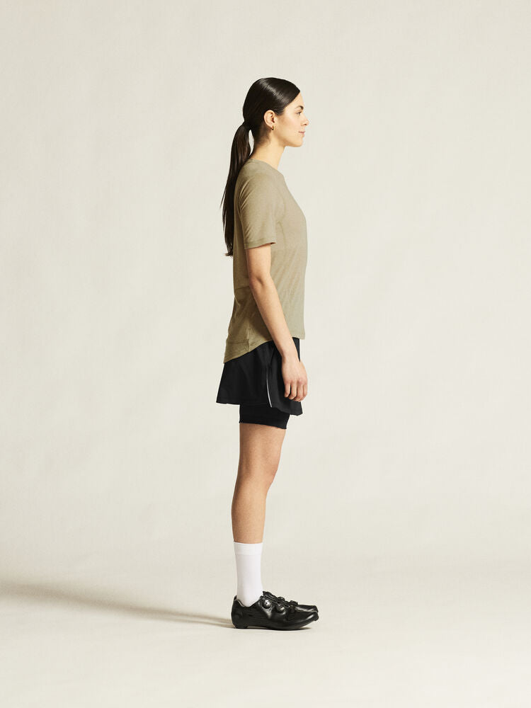 Everyday Wool Ss Tee W von Craft – Syrup/Melange