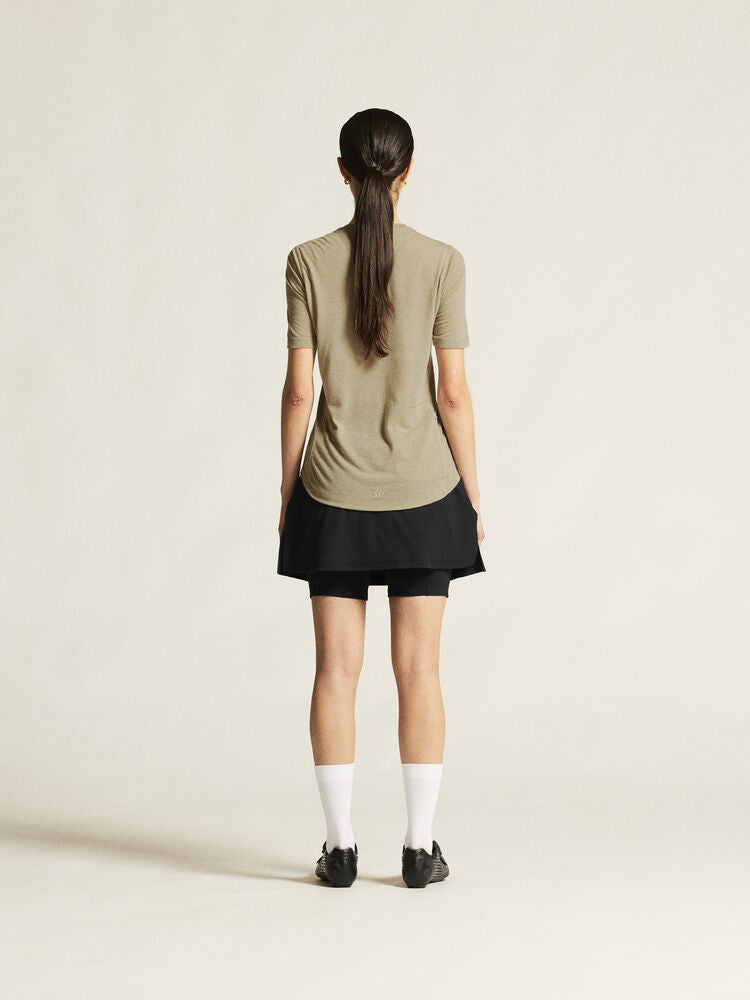 Everyday Wool Ss Tee W von Craft – Syrup/Melange
