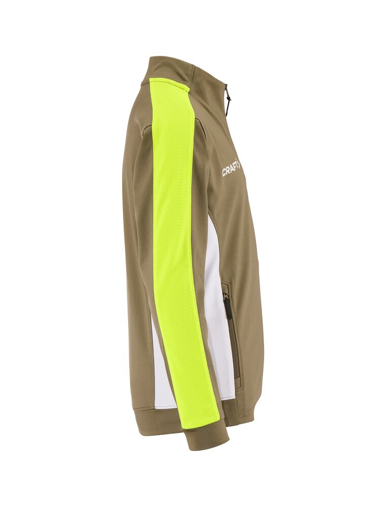 Evolve 2.0 Contrast Full Zip Jacket Jr von Craft – Raw/Contrast Yellow