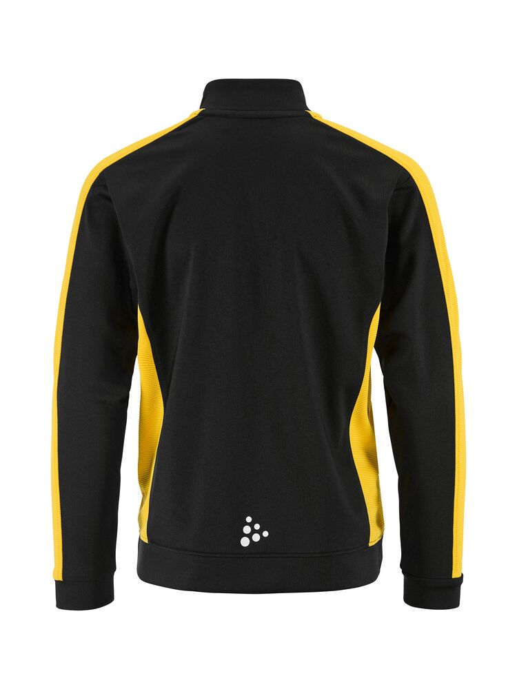 Evolve 2.0 Contrast Full Zip Jacket Jr von Craft – Raw/Contrast Yellow