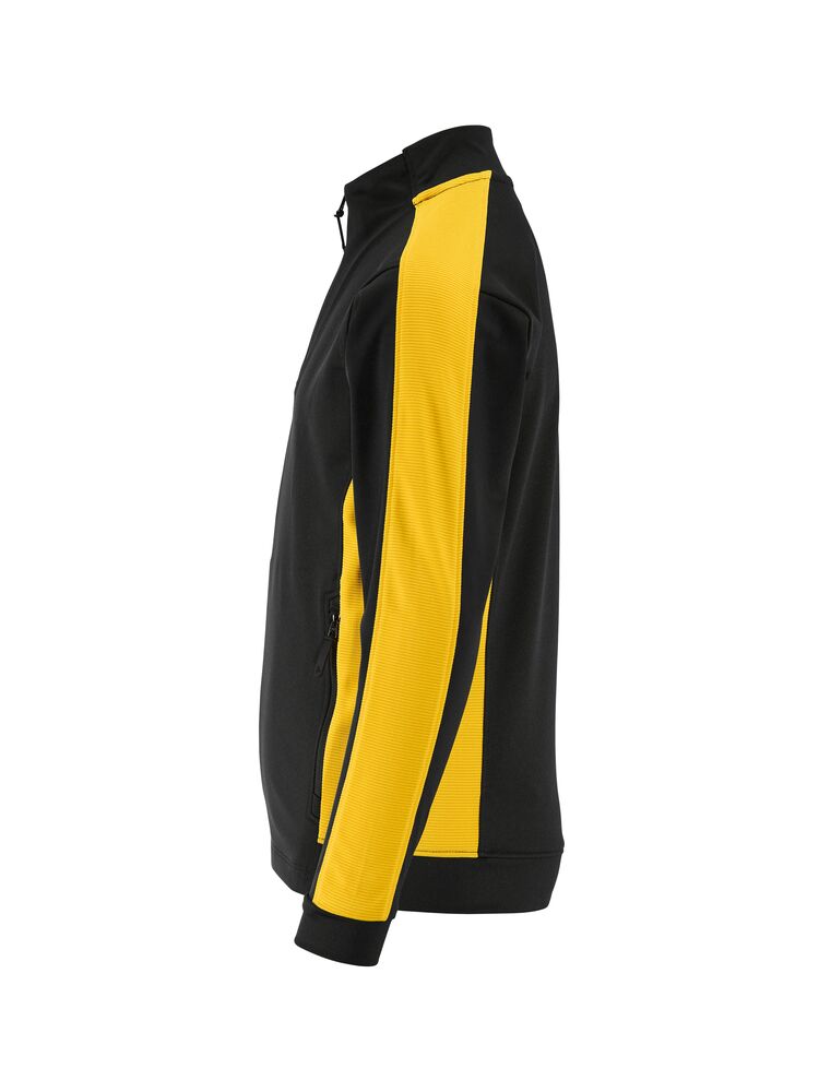 Evolve 2.0 Contrast Full Zip Jacket Jr von Craft – Raw/Contrast Yellow