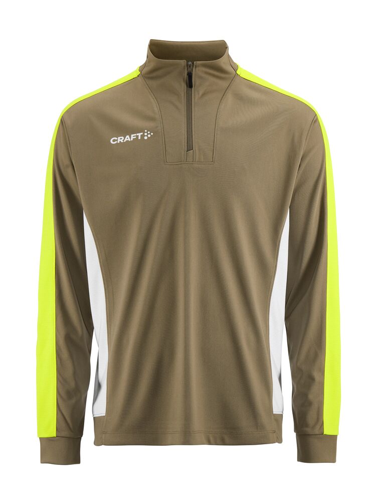 Evolve 2.0 Contrast Half Zip M von Craft – Raw/Contrast Yellow