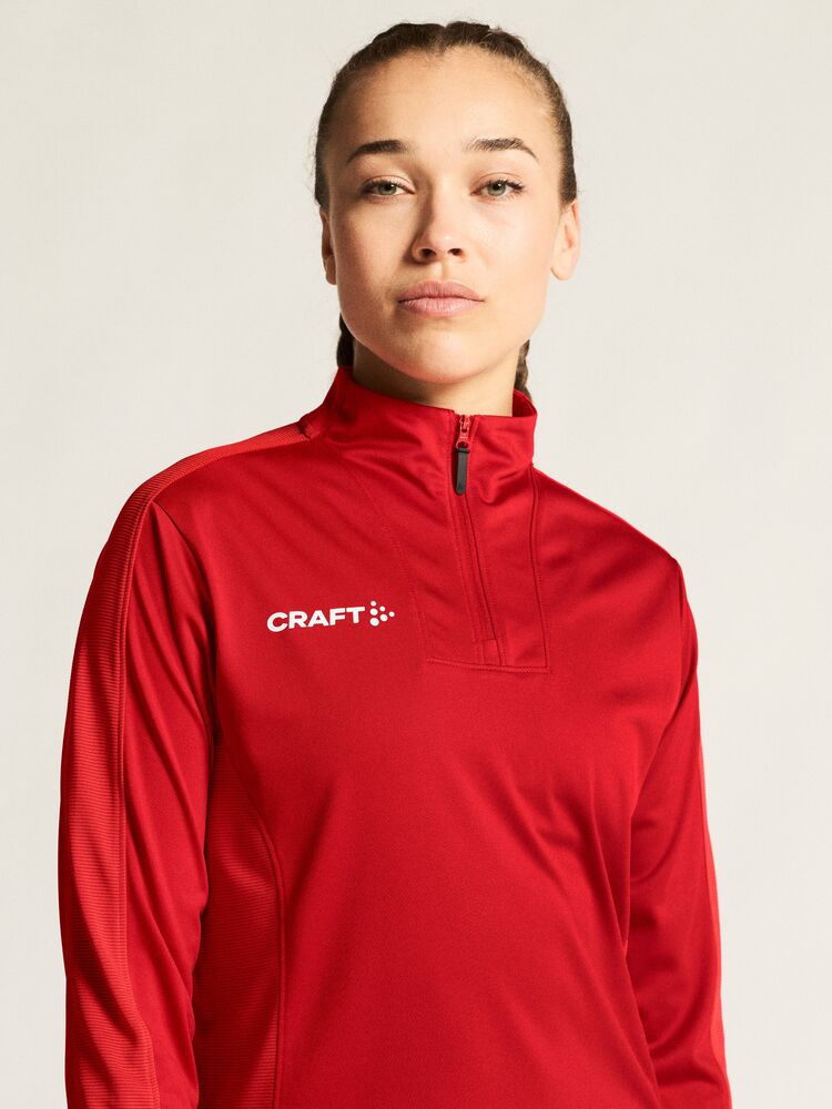 Evolve 2.0 Contrast Half Zip W von Craft – Raw/Contrast Yellow
