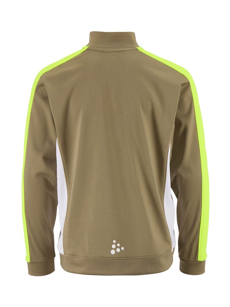 Evolve 2.0 Contrast Half Zip Jr von Craft – Raw/Contrast Yellow