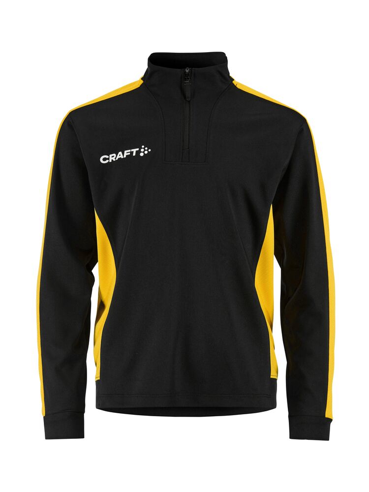 Evolve 2.0 Contrast Half Zip Jr von Craft – Raw/Contrast Yellow