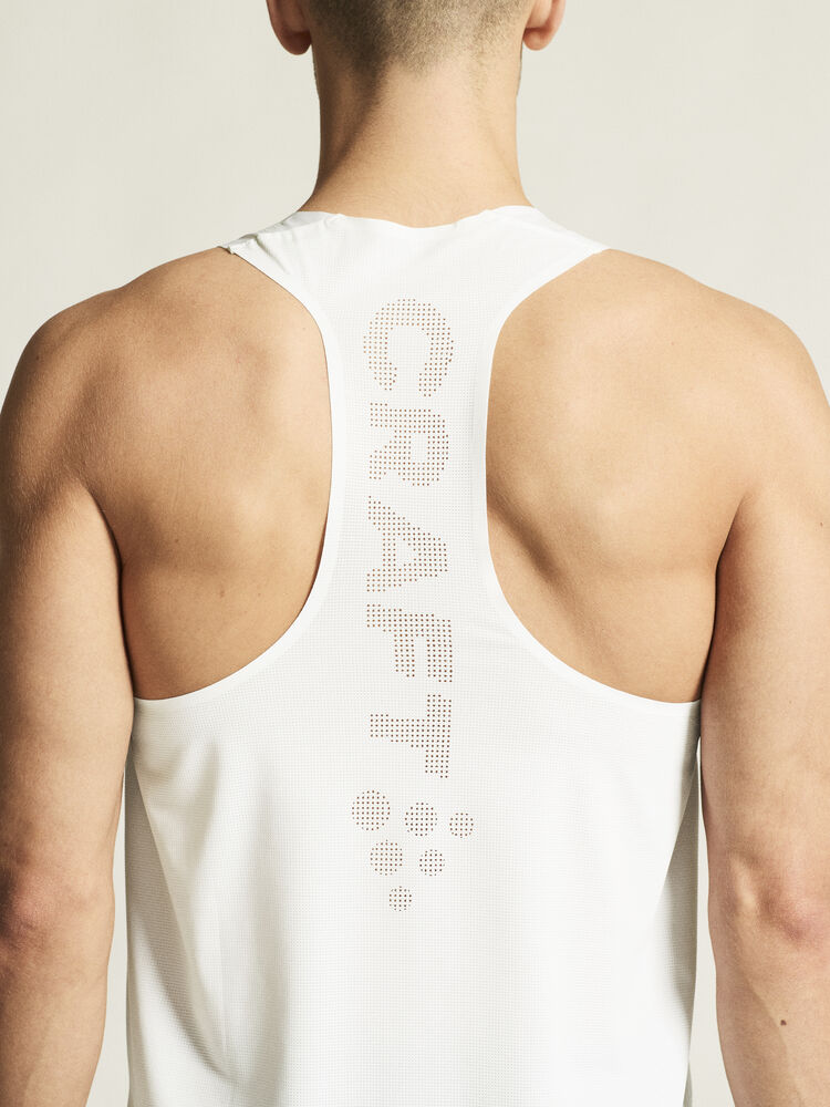 Race Day Singlet 2 M von Craft – White