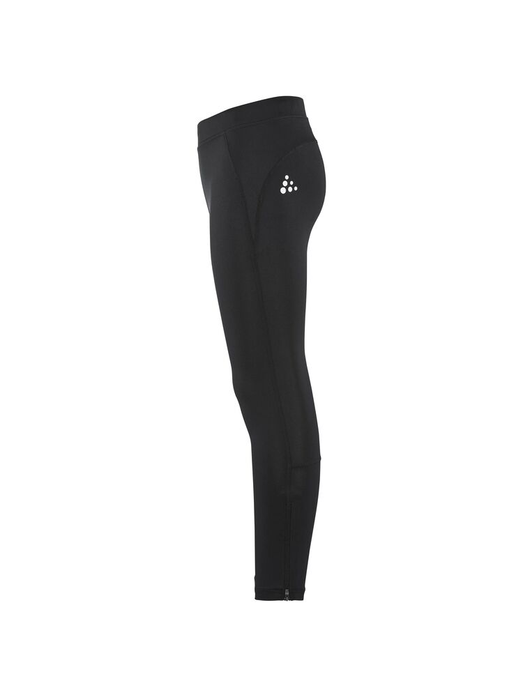 Rush 2.0 Zip Tights Jr von Craft – Black