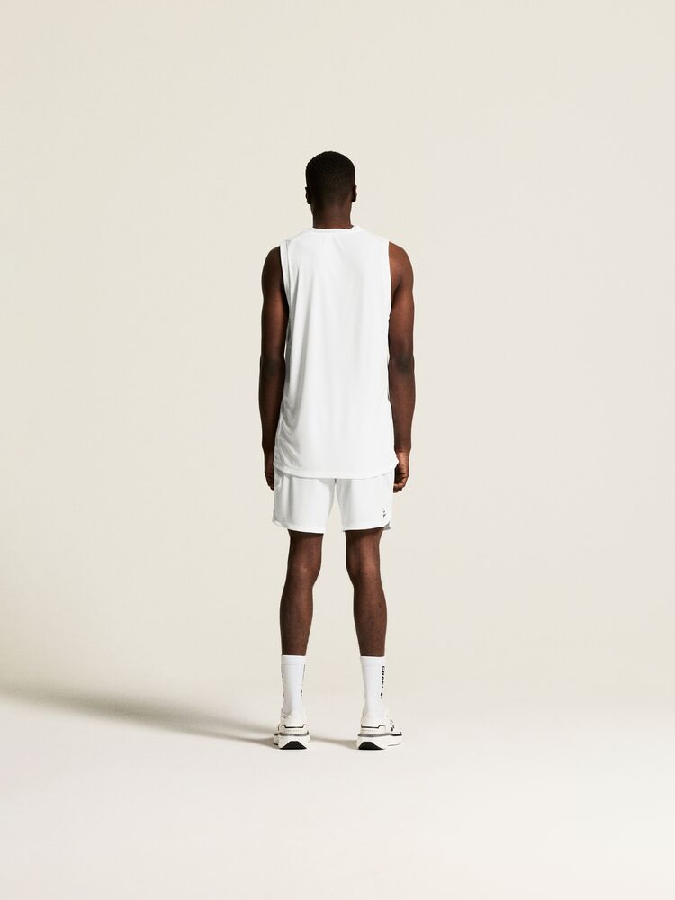 Basket 2.0 Singlet Contrast M von Craft – White