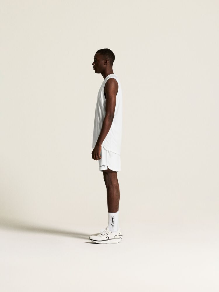 Basket 2.0 Singlet Contrast M von Craft – White