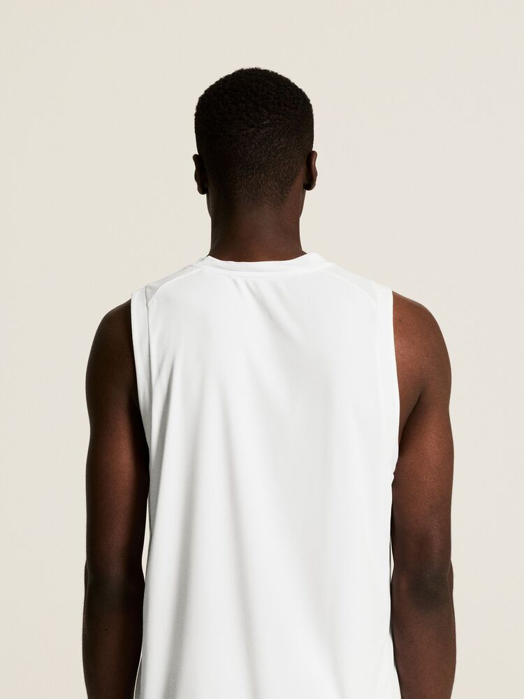Basket 2.0 Singlet Contrast M von Craft – White