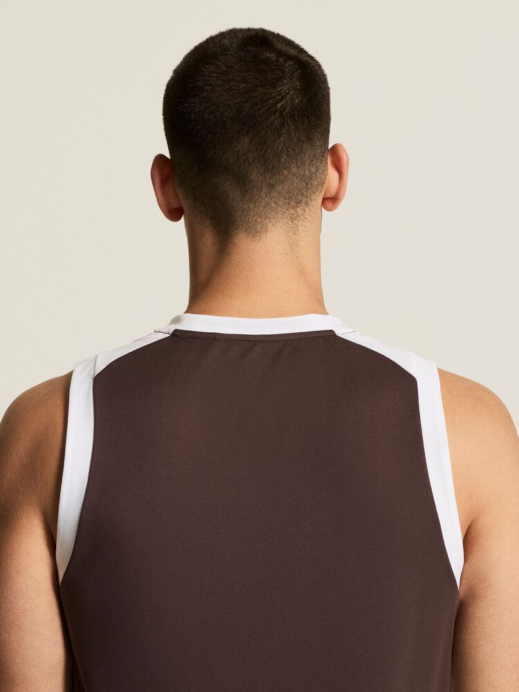 Basket 2.0 Singlet Contrast M von Craft – White