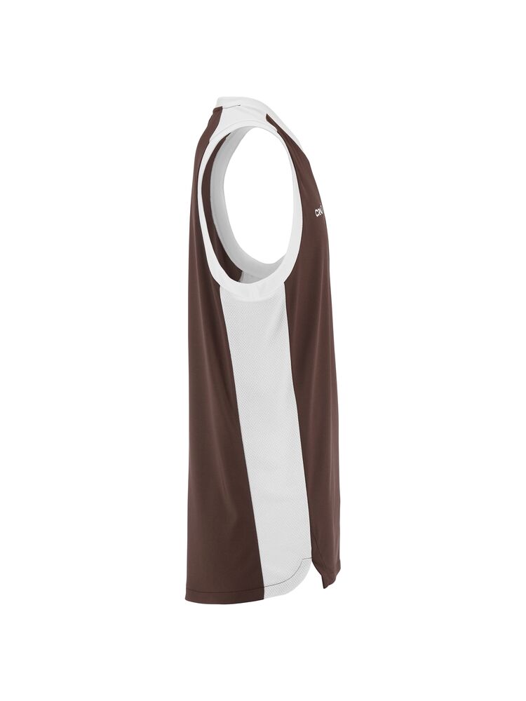 Basket 2.0 Singlet Contrast M von Craft – White