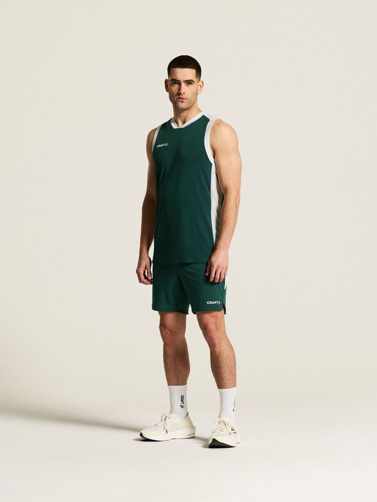 Basket 2.0 Singlet Contrast M von Craft – White