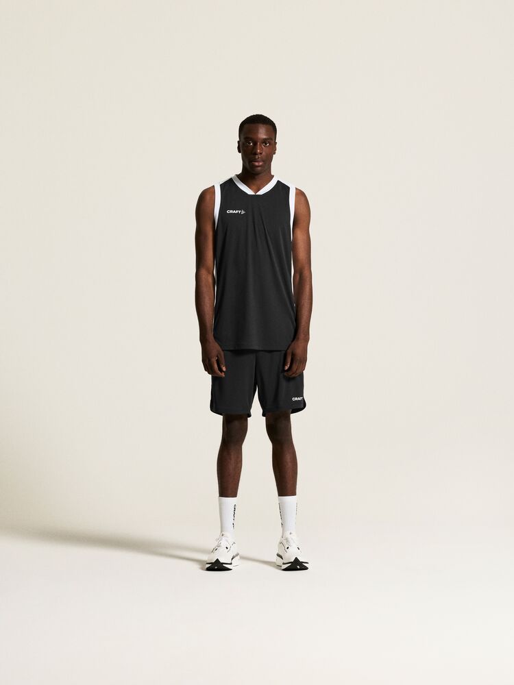 Basket 2.0 Singlet Contrast M von Craft – White